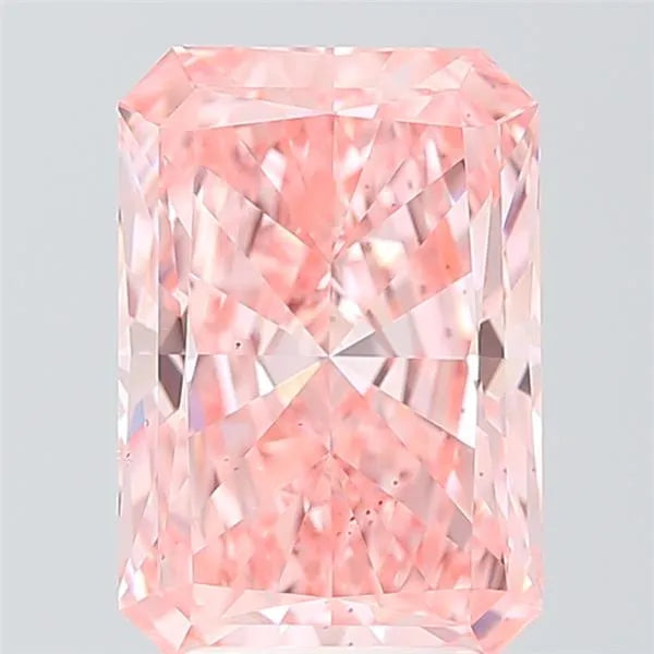 4.04ct Radiant Lab Grown Diamond (Colour Fancy Vivid Pink, Clarity VS2, IGI Certified)