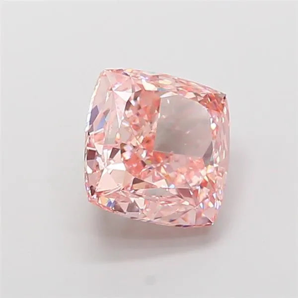 4.05ct Cushion modified Lab Grown Diamond (Colour Fancy Vivid Pink, Clarity VS1, IGI Certified)