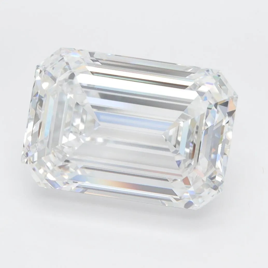 4.05ct Emerald Lab Grown Diamond (Colour D, Clarity VVS1, IGI Certified)