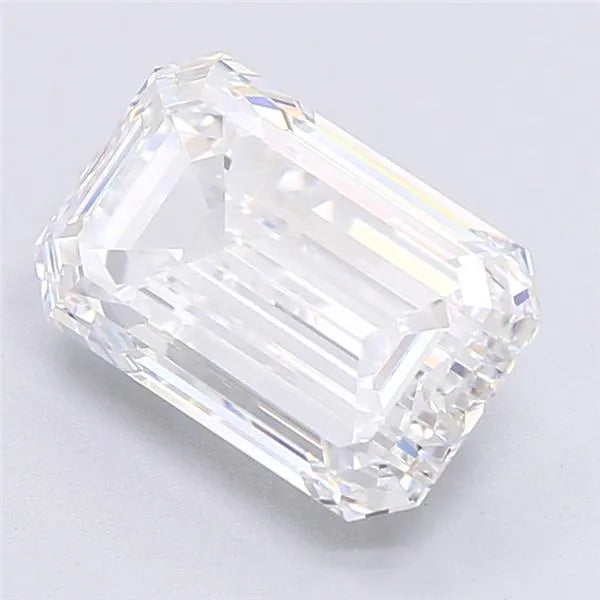 4.05ct Emerald Lab Grown Diamond (Colour E, Clarity IF, IGI Certified)