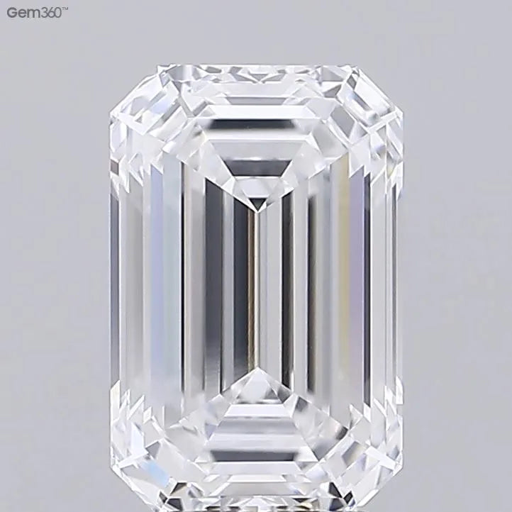 4.05ct Emerald Lab Grown Diamond (Colour E, Clarity VVS2, GIA Certified)