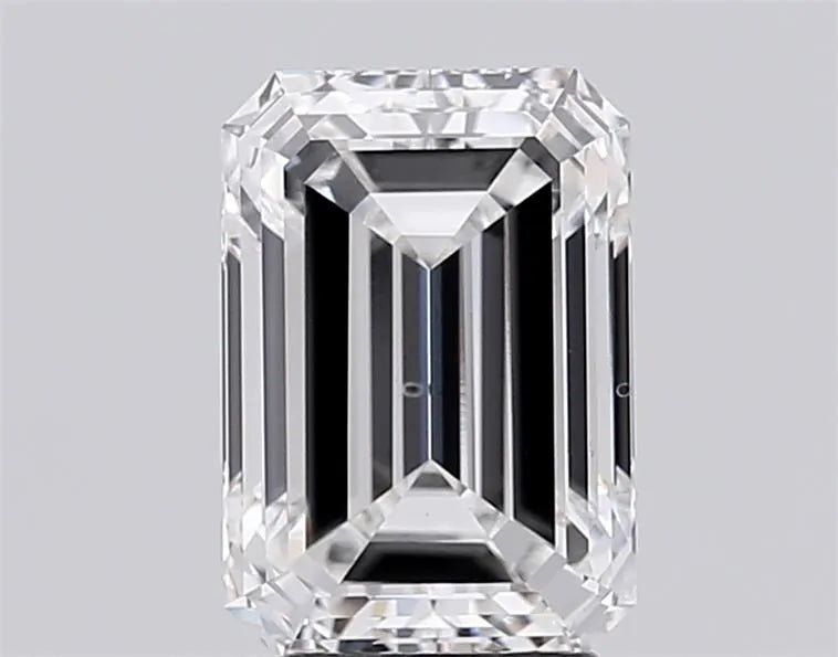 4.05ct Emerald Lab Grown Diamond (Colour F, Clarity SI1, IGI Certified)