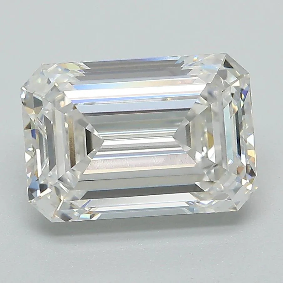 4.05ct Emerald Lab Grown Diamond (Colour F, Clarity VVS2, IGI Certified)