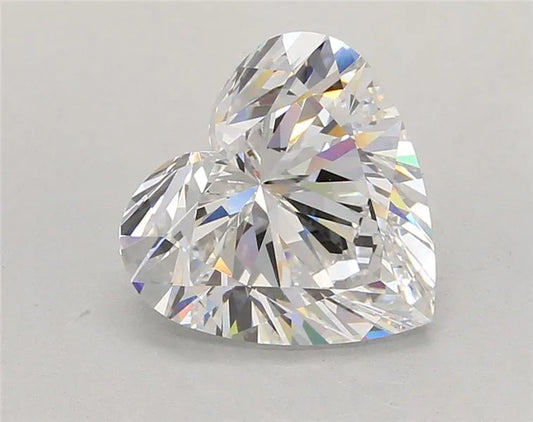 4.05ct Heart Lab Grown Diamond (Colour D, Clarity VVS2, IGI Certified)