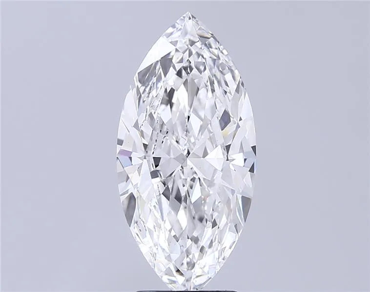 4.05ct Marquise Lab Grown Diamond (Colour F, Clarity VVS2, IGI Certified)