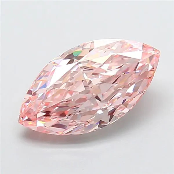 4.05ct Marquise Lab Grown Diamond (Colour Fancy Intense Pink, Clarity VVS2, IGI Certified)