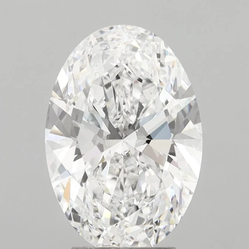 4.05ct Oval Lab Grown Diamond (Colour D, Clarity FL, IGI Certified)