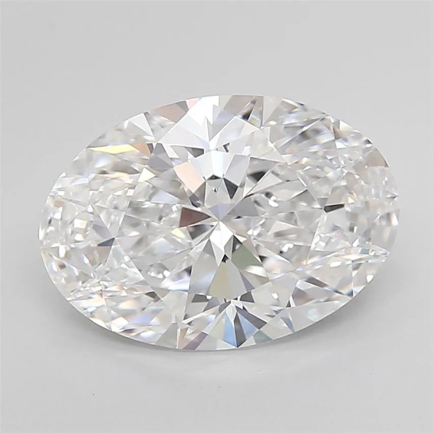 4.05ct Oval Lab Grown Diamond (Colour D, Clarity IF, Cut EX, IGI Certified)