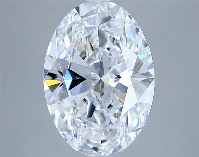 4.05ct Oval Lab Grown Diamond (Colour D, Clarity VVS2, IGI Certified)