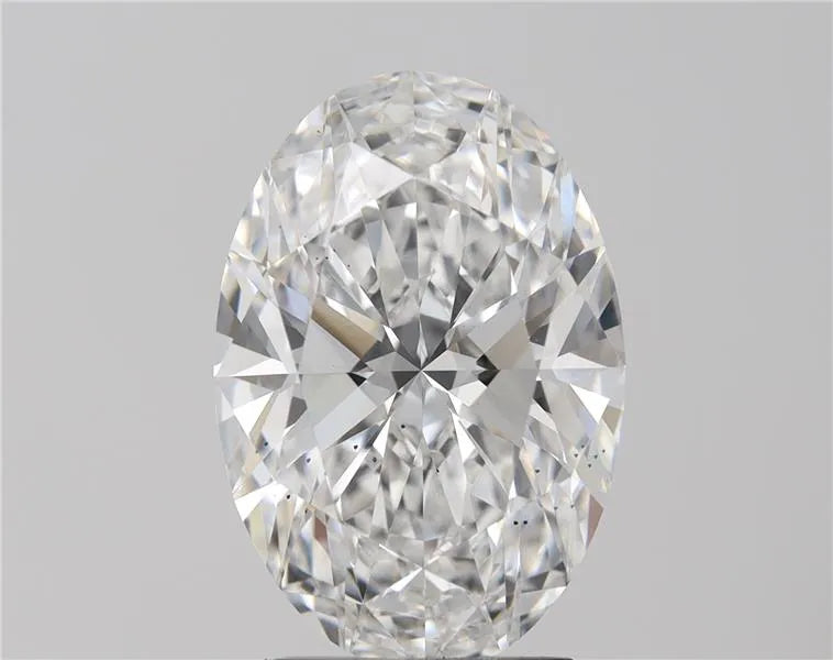 4.05ct Oval Lab Grown Diamond (Colour E, Clarity SI1, GIA Certified)