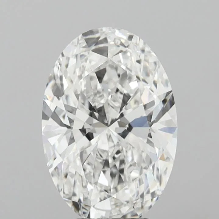 4.05ct Oval Lab Grown Diamond (Colour E, Clarity VVS1, IGI Certified)