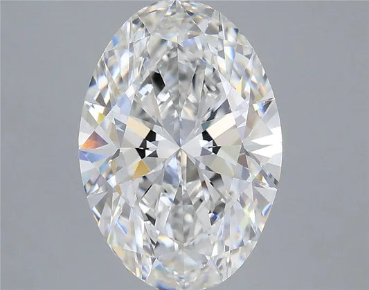 4.05ct Oval Lab Grown Diamond (Colour E, Clarity VVS2, IGI Certified)