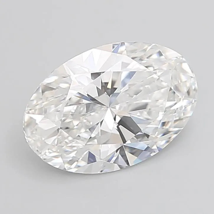 4.05ct Oval Lab Grown Diamond (Colour E, Clarity VVS2, IGI Certified)