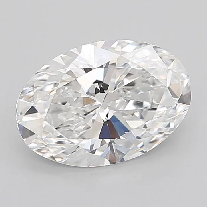 4.05ct Oval Lab Grown Diamond (Colour E, Clarity VVS2, IGI Certified)