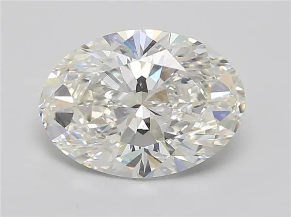 4.05ct Oval Lab Grown Diamond (Colour G, Clarity VVS2, IGI Certified)