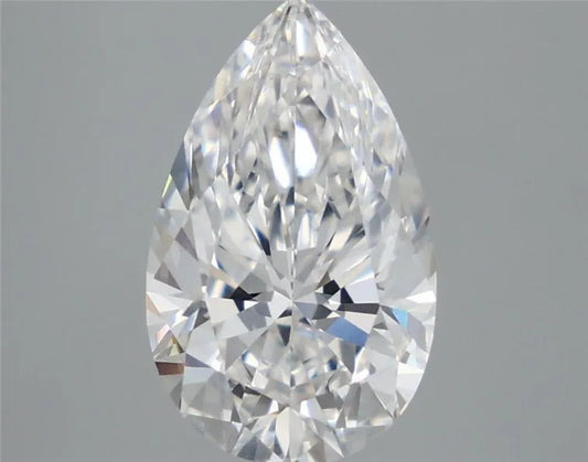 4.05ct Pear Lab Grown Diamond (Colour E, Clarity VVS1, IGI Certified)