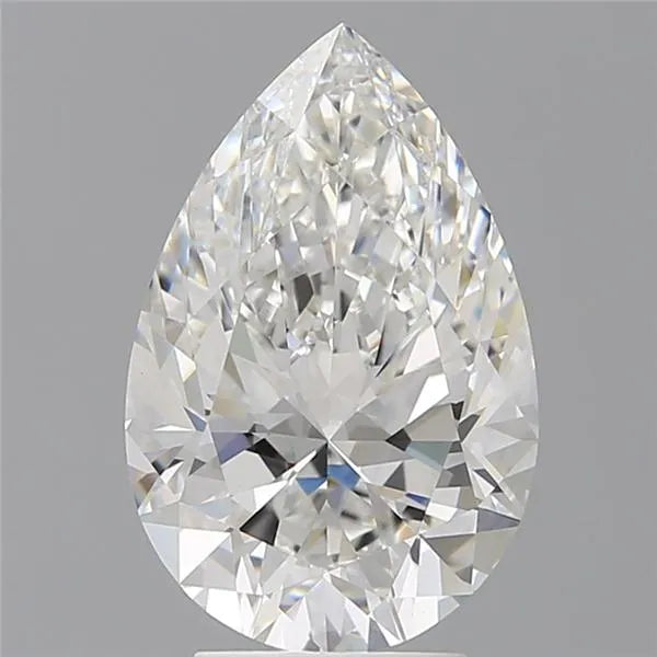 4.05ct Pear Lab Grown Diamond (Colour F, Clarity VVS2, IGI Certified)
