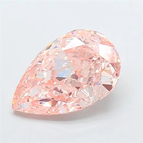 4.05ct Pear Lab Grown Diamond (Colour Fancy Intense Pink, Clarity VS1, IGI Certified)