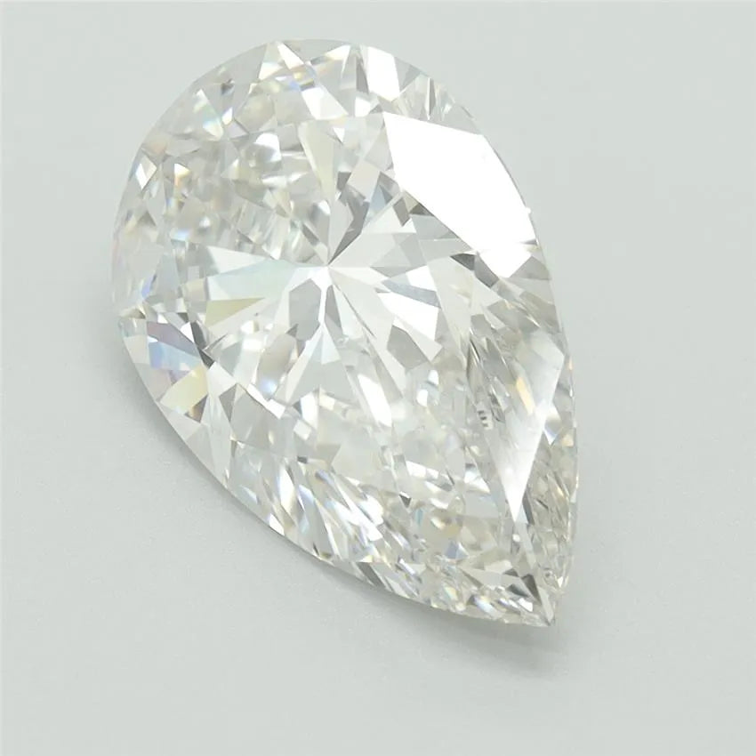 4.05ct Pear Lab Grown Diamond (Colour G, Clarity VVS2, IGI Certified)