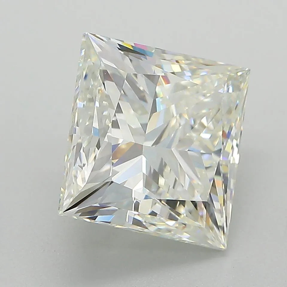 4.05ct Princess Lab Grown Diamond (Colour I, Clarity VVS2, Cut VG, IGI Certified)