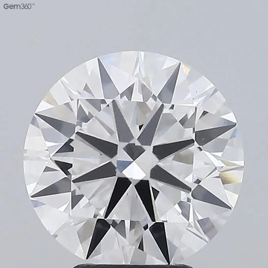 4.05ct Round Lab Grown Diamond (Colour F, Clarity VVS2, Cut ID, IGI Certified)