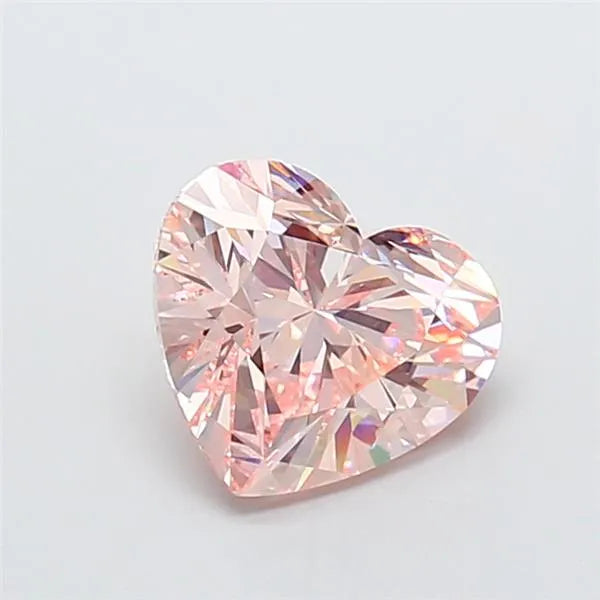 4.06ct Heart Lab Grown Diamond (Colour Fancy Intense Pink, Clarity VVS2, IGI Certified)
