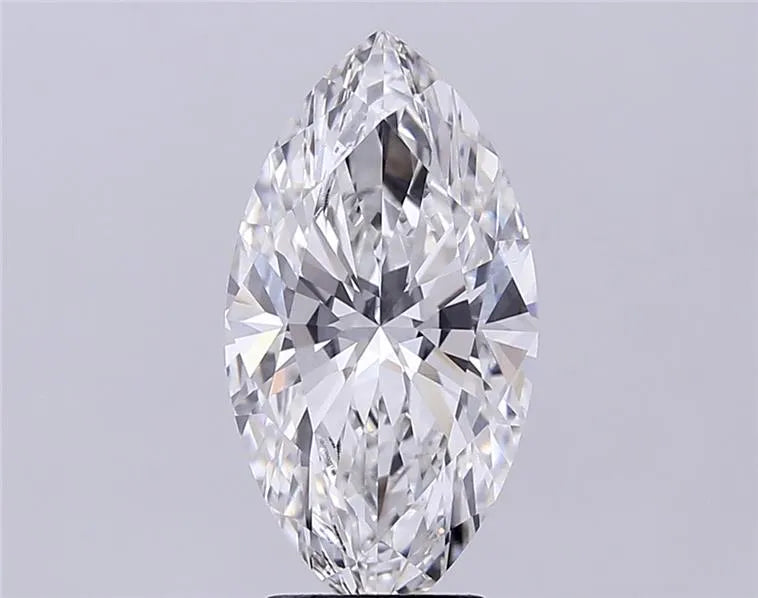 4.06ct Marquise Lab Grown Diamond (Colour F, Clarity VVS2, IGI Certified)