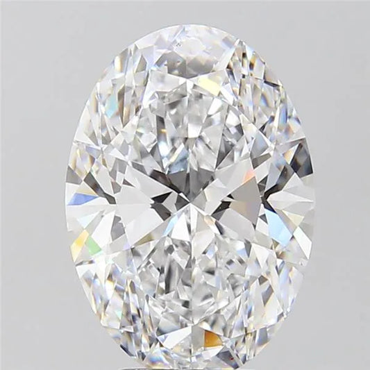 4.06ct Oval Lab Grown Diamond (Colour D, Clarity IF, IGI Certified)