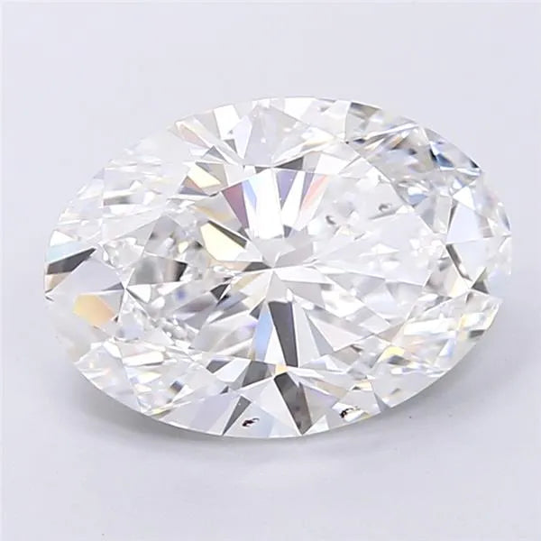 4.06ct Oval Lab Grown Diamond (Colour D, Clarity VVS2, IGI Certified)
