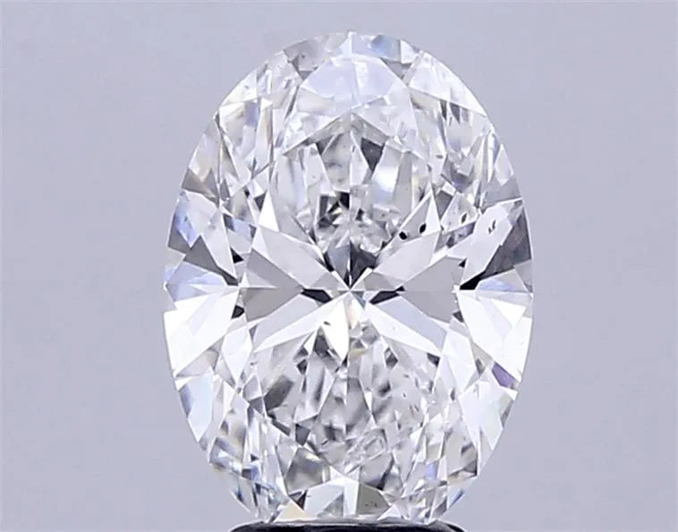4.06ct Oval Lab Grown Diamond (Colour E, Clarity SI1, IGI Certified)