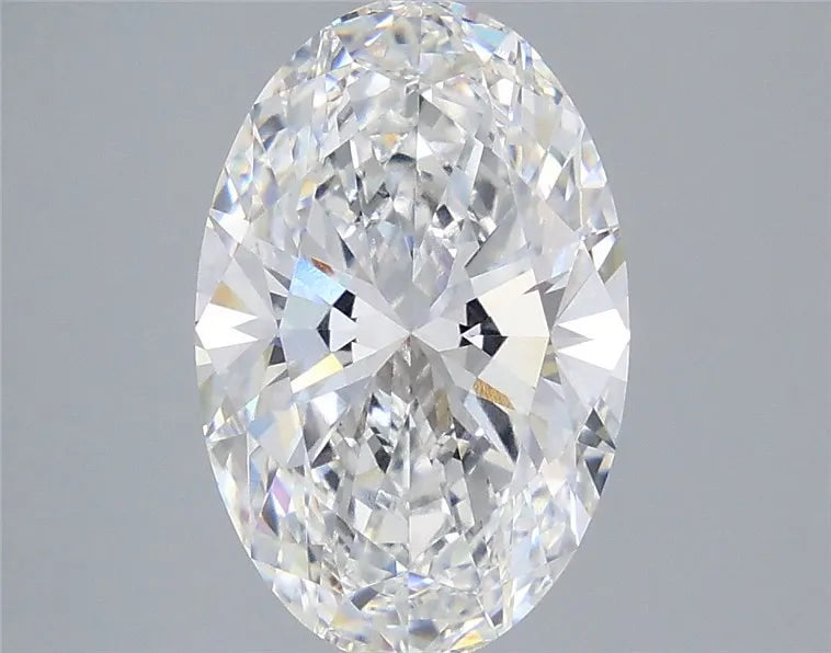 4.06ct Oval Lab Grown Diamond (Colour E, Clarity VVS2, IGI Certified)