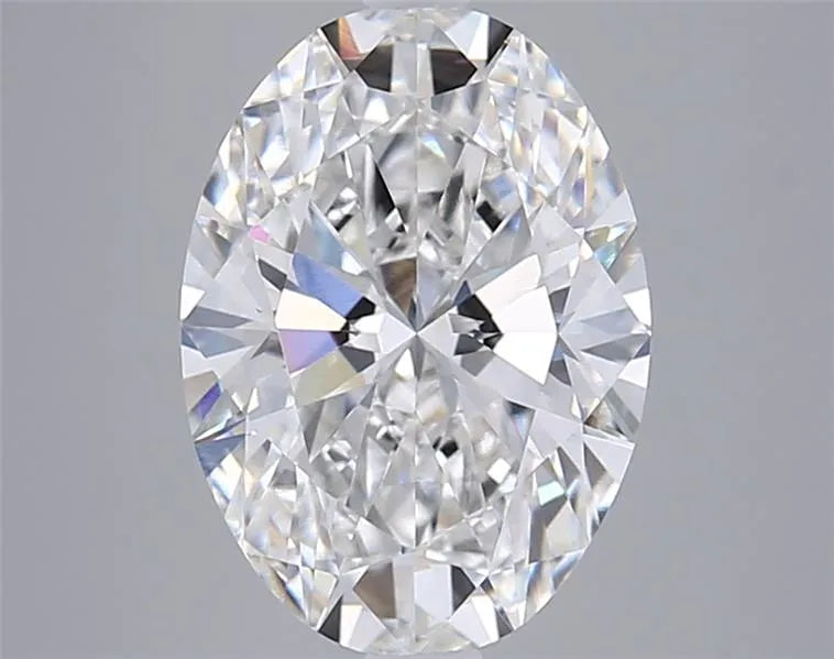 4.06ct Oval Lab Grown Diamond (Colour F, Clarity VVS1, IGI Certified)