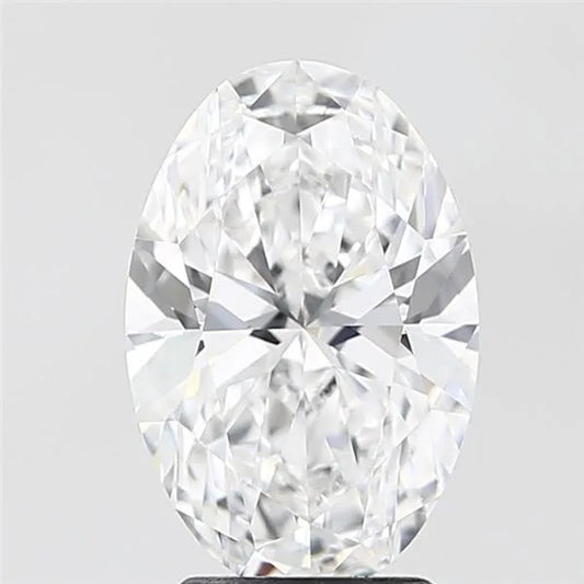 4.06ct Oval Lab Grown Diamond (Colour F, Clarity VVS2, IGI Certified)