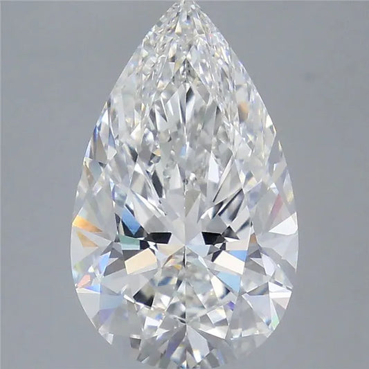 4.06ct Pear Lab Grown Diamond (Colour D, Clarity VVS1, IGI Certified)
