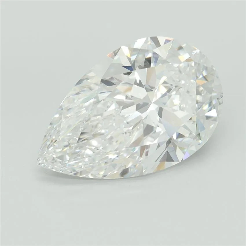 4.06ct Pear Lab Grown Diamond (Colour D, Clarity VVS2, IGI Certified)
