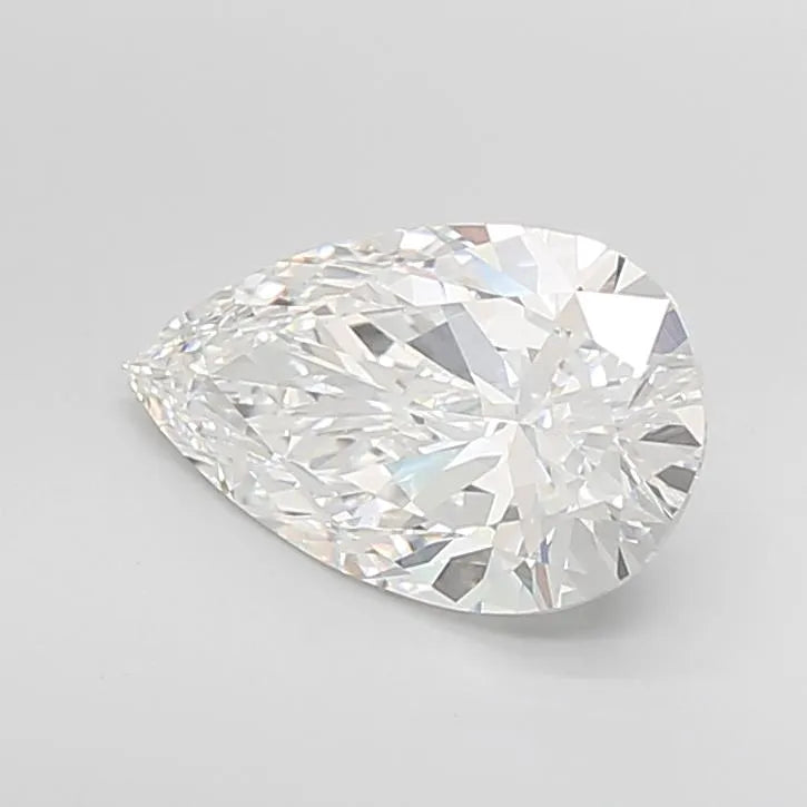 4.06ct Pear Lab Grown Diamond (Colour F, Clarity VVS2, IGI Certified)