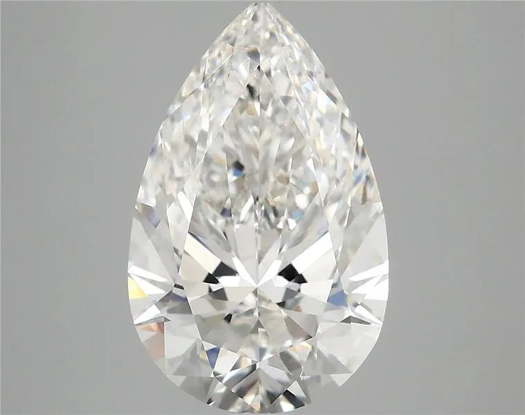 4.06ct Pear Lab Grown Diamond (Colour F, Clarity VVS2, IGI Certified)