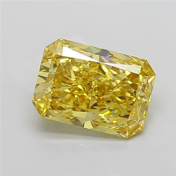 4.06ct Radiant Lab Grown Diamond (Colour Fancy Intense Yellow, Clarity VS1, IGI Certified)
