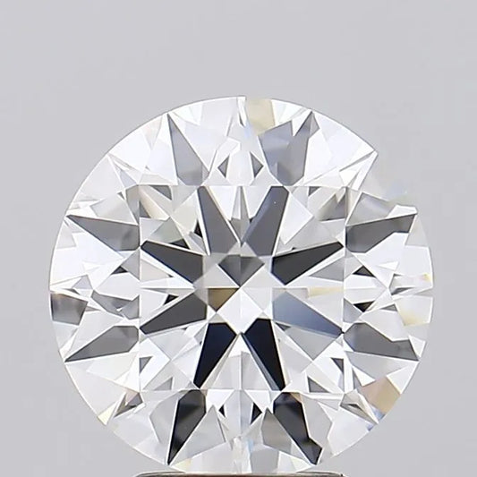 4.06ct Round Lab Grown Diamond (Colour D, Clarity IF, Cut ID, IGI Certified)