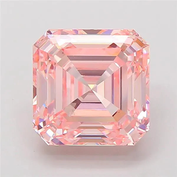 4.07ct Asscher Lab Grown Diamond (Colour Fancy Intense Pink, Clarity VS1, IGI Certified)