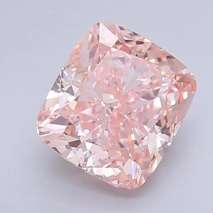 4.07ct Cushion brilliant Lab Grown Diamond (Colour Fancy Pink, Clarity VS2, IGI Certified)