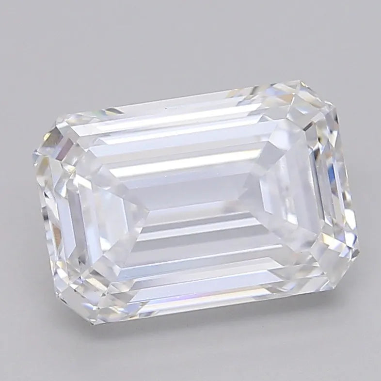 4.07ct Emerald Lab Grown Diamond (Colour D, Clarity VVS2, IGI Certified)