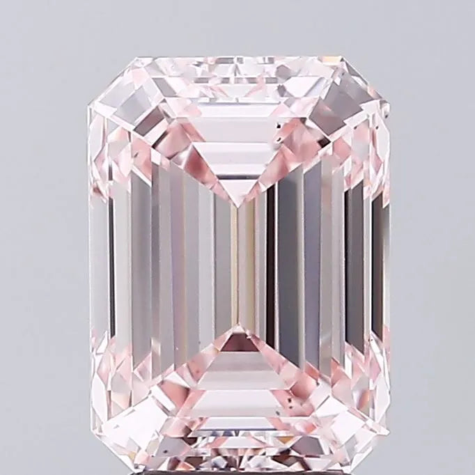 4.07ct Emerald Lab Grown Diamond (Colour Fancy Intense Pink, Clarity VS2, IGI Certified)