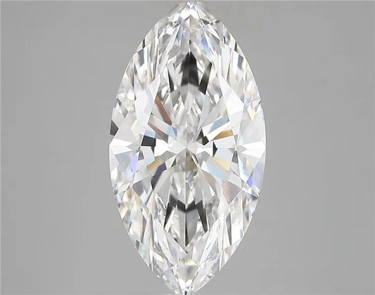 4.07ct Marquise Lab Grown Diamond (Colour D, Clarity VVS2, IGI Certified)