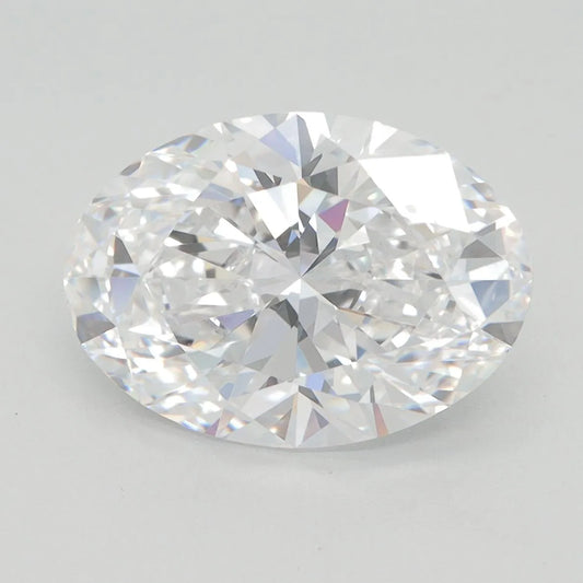4.07ct Oval Lab Grown Diamond (Colour D, Clarity VVS1, GIA Certified)
