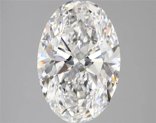 4.07ct Oval Lab Grown Diamond (Colour D, Clarity VVS2, IGI Certified)