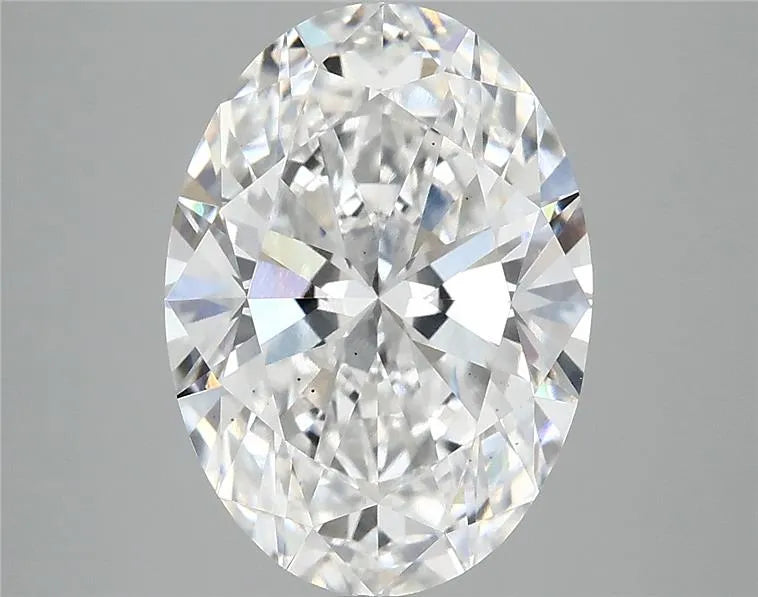 4.07ct Oval Lab Grown Diamond (Colour E, Clarity VS2, IGI Certified)