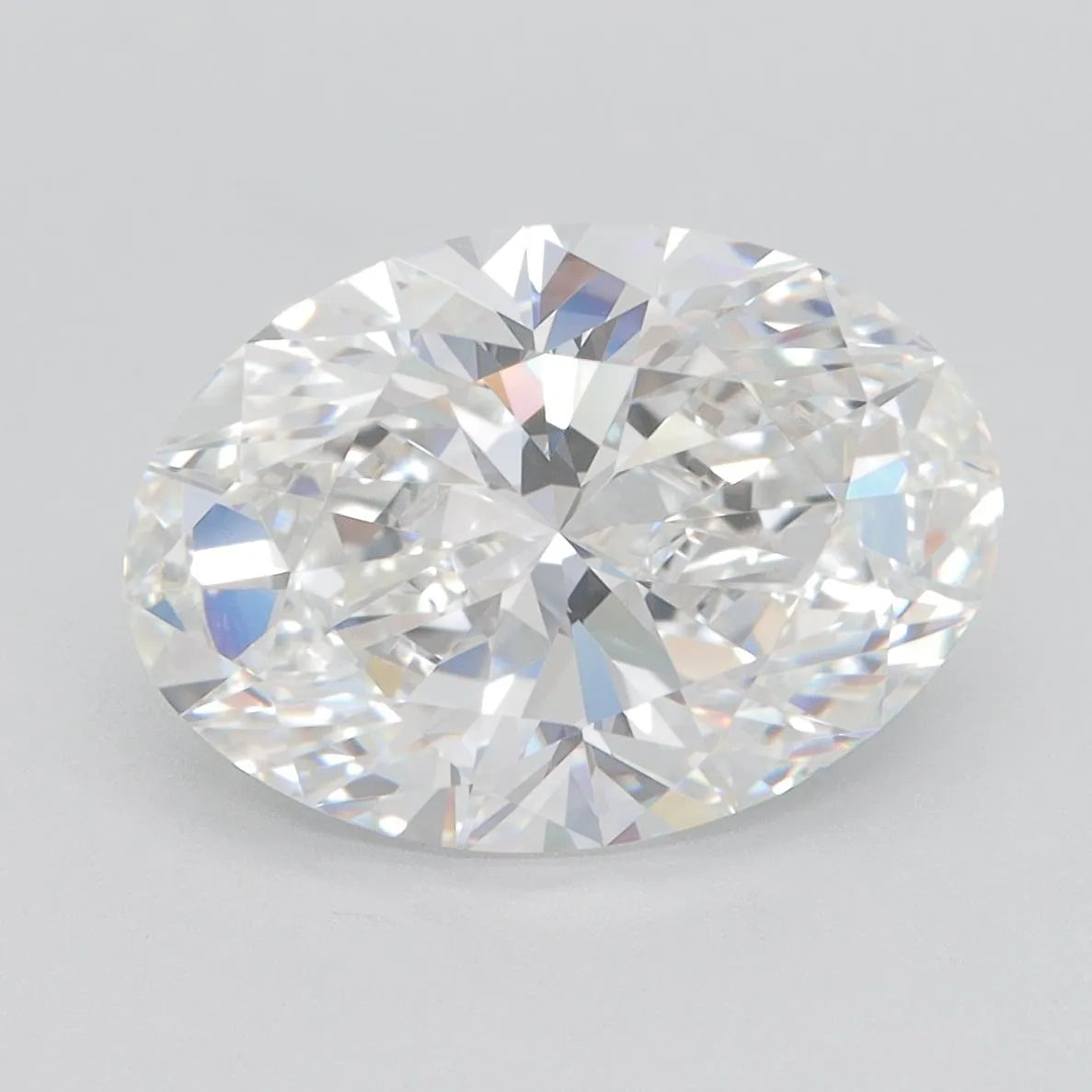 4.07ct Oval Lab Grown Diamond (Colour F, Clarity VVS1, GIA Certified)
