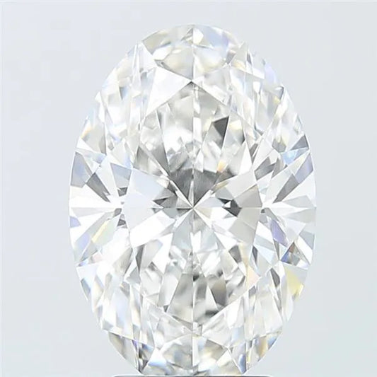 4.07ct Oval Lab Grown Diamond (Colour F, Clarity VVS2, IGI Certified)