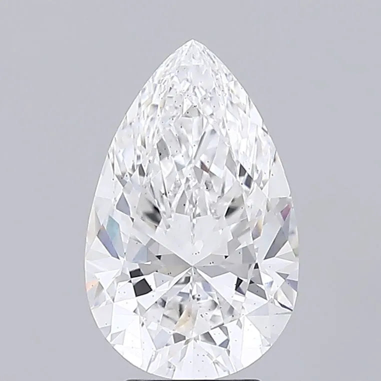 4.07ct Pear Lab Grown Diamond (Colour E, Clarity SI1, IGI Certified)